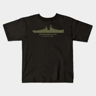 USS San Diego (CL-53) - US Naval Vessel Kids T-Shirt